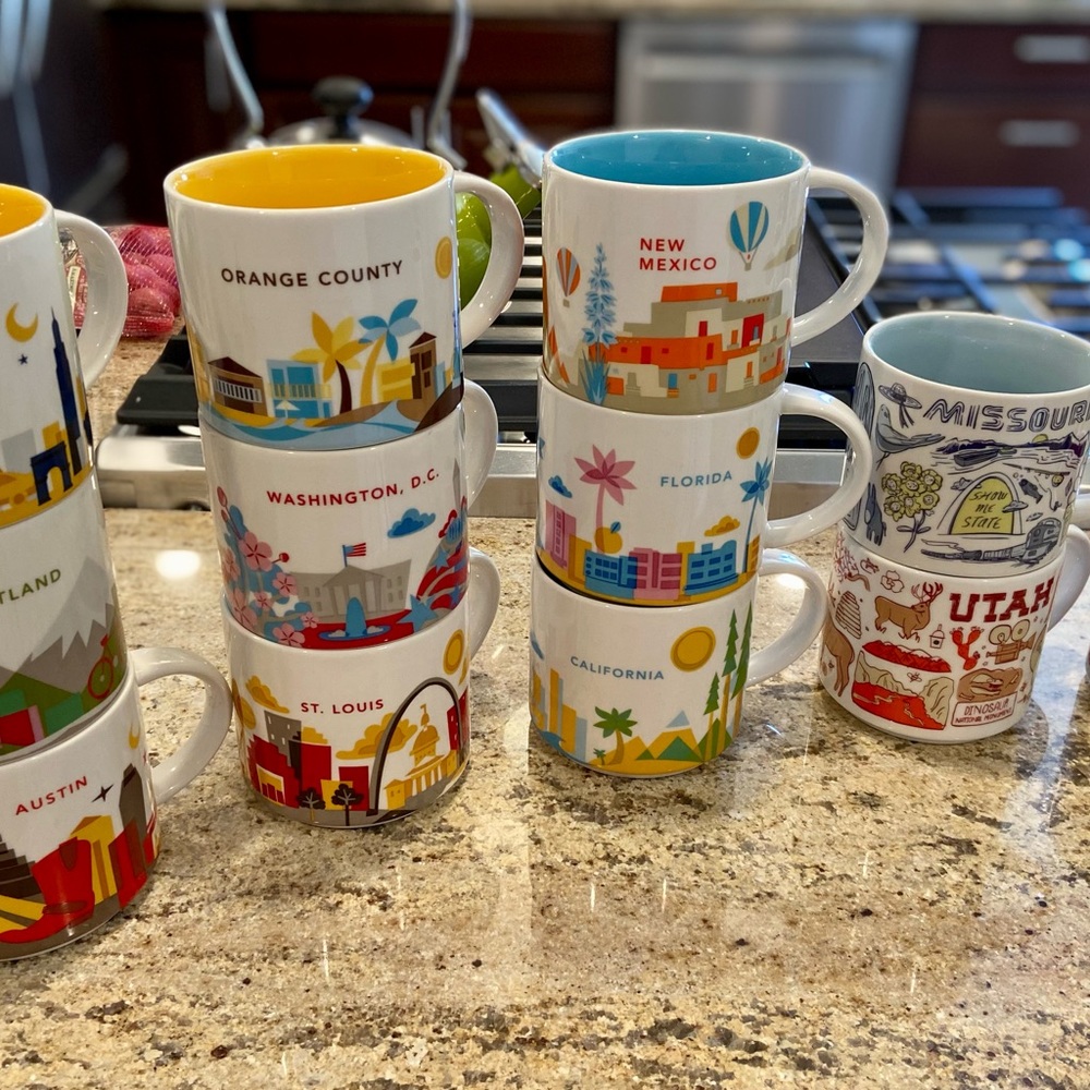 You Are Here Starbucks Mugs